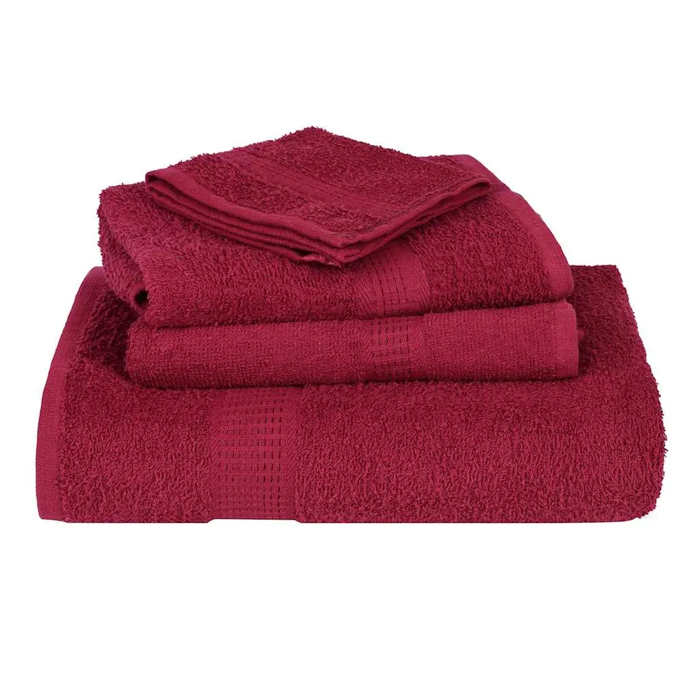 Prosoape de mână 4 buc Bordeaux 50x100 cm 360 g/m² 100% bumbac