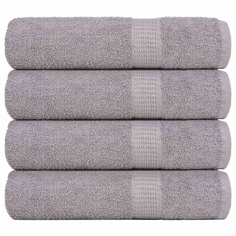 Prosoape de mână 4 buc Gri 50x100 cm 360 g/m² 100% bumbac