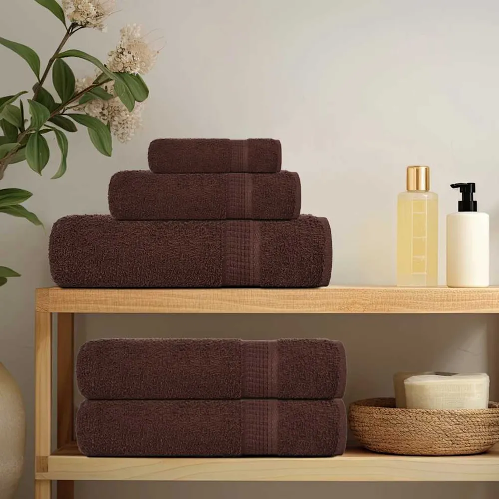 Prosoape 2 buc Maro 100x200 cm 360 g/m² 100% bumbac
