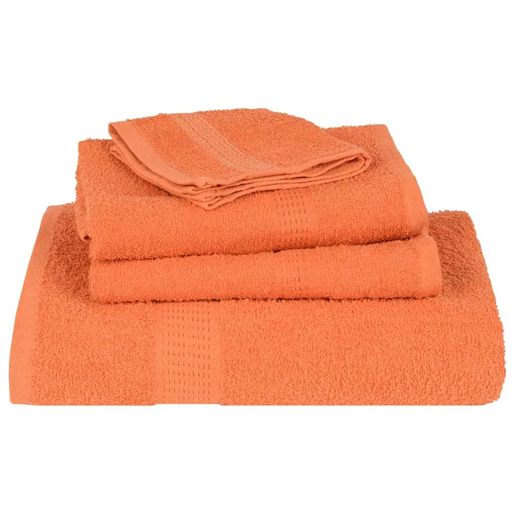 Prosoape 10 buc Portocaliu 100x200 cm 360 g/m² 100% bumbac