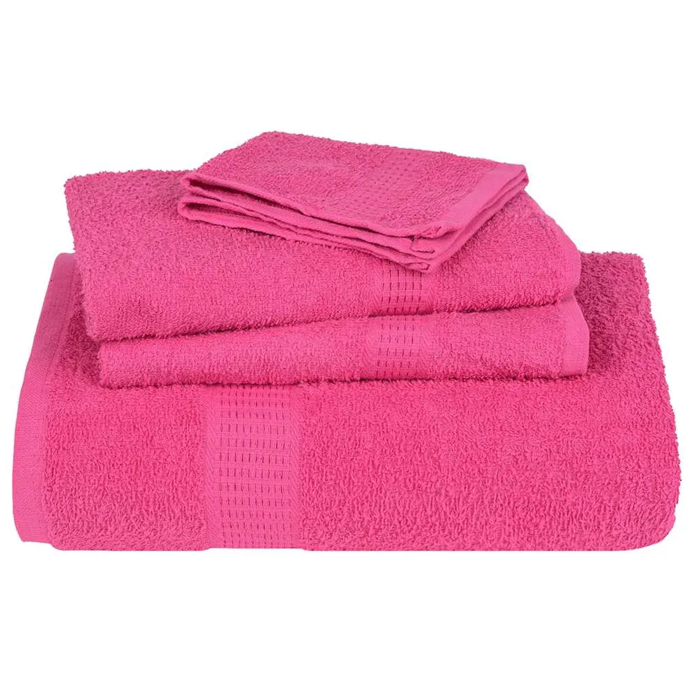 Prosoape 4 buc Roz 100x200 cm 360 g/m² 100% bumbac
