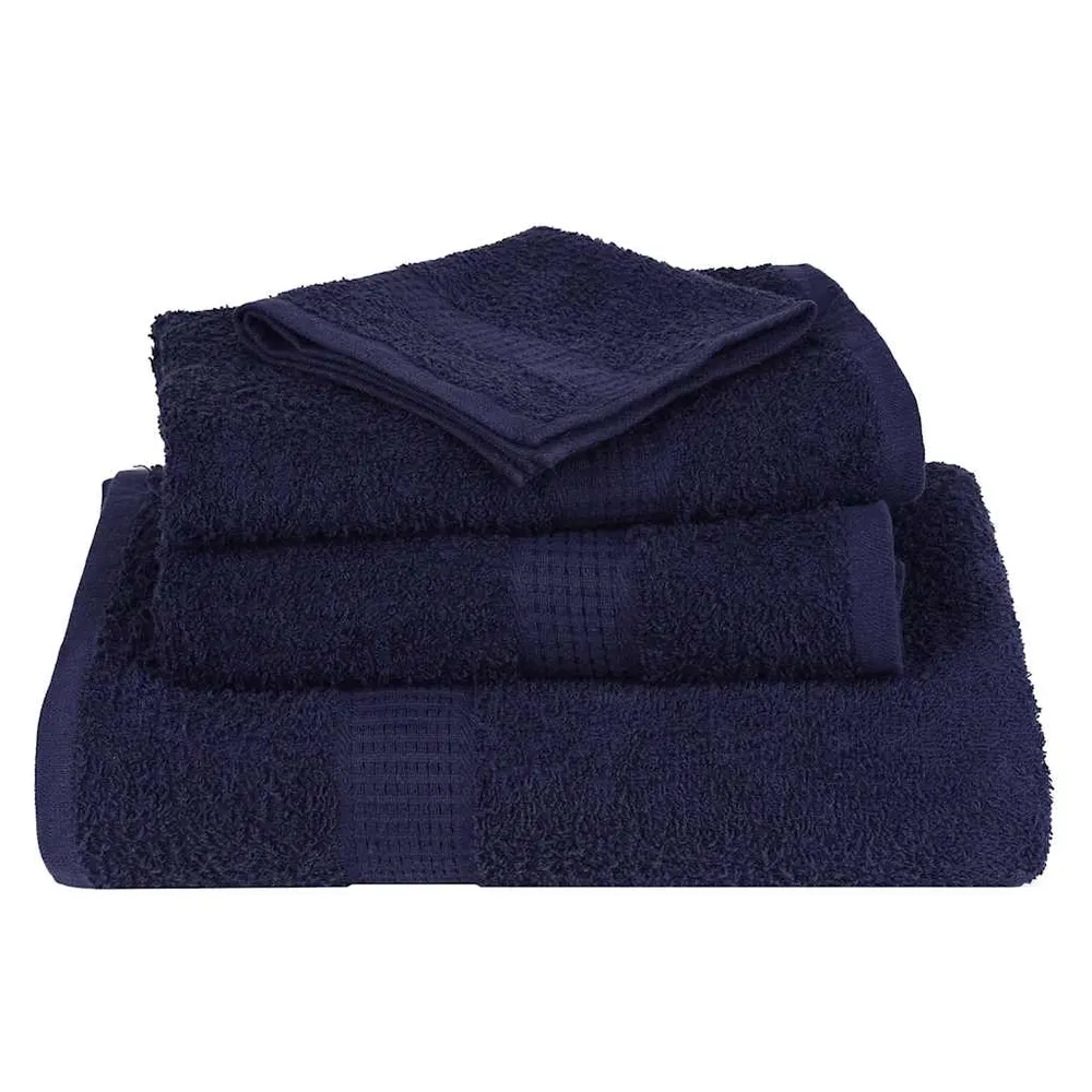 Prosoape pentru oaspeți 10 buc Bleumarin 360 g/m² 100% bumbac
