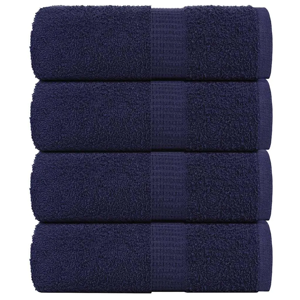 Prosoape pentru oaspeți 4 buc Bleumarin 360 g/m² 100% bumbac