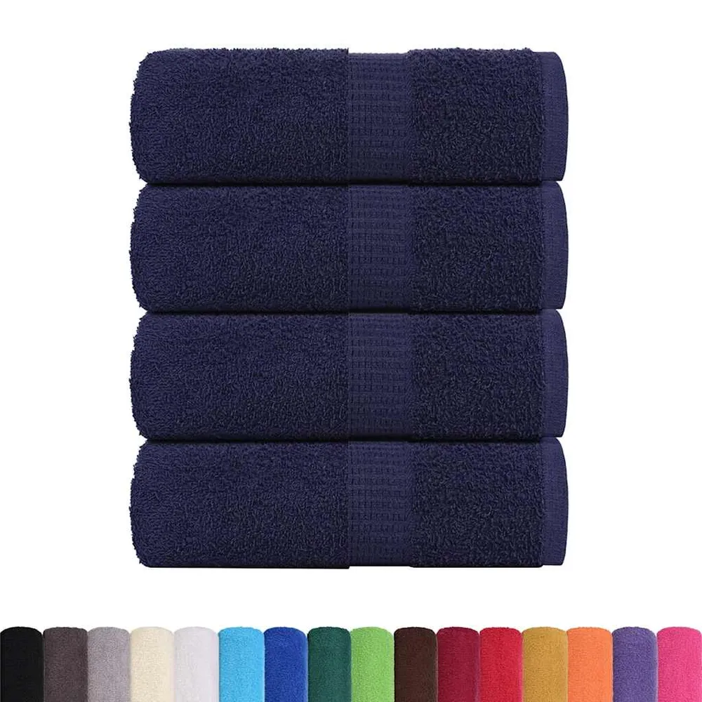 Prosoape pentru oaspeți 4 buc Bleumarin 360 g/m² 100% bumbac