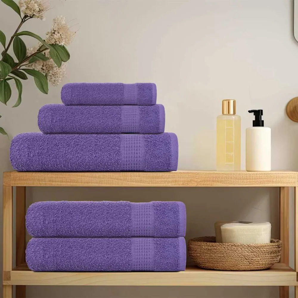 Prosoape pentru oaspeți 4 buc Violet 360 g/m² 100% bumbac