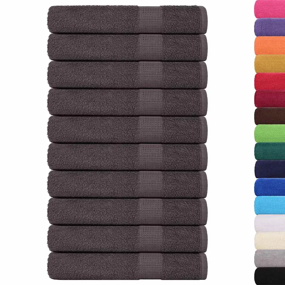 Prosoape pentru saună 25 buc Antracit 360 g/m² 100% bumbac