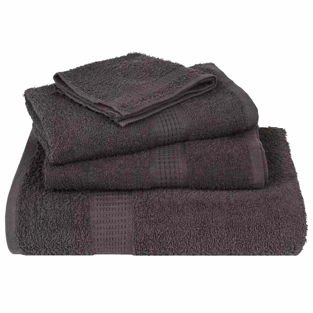 Prosoape pentru saună 2 buc Antracit 360 g/m² 100% bumbac