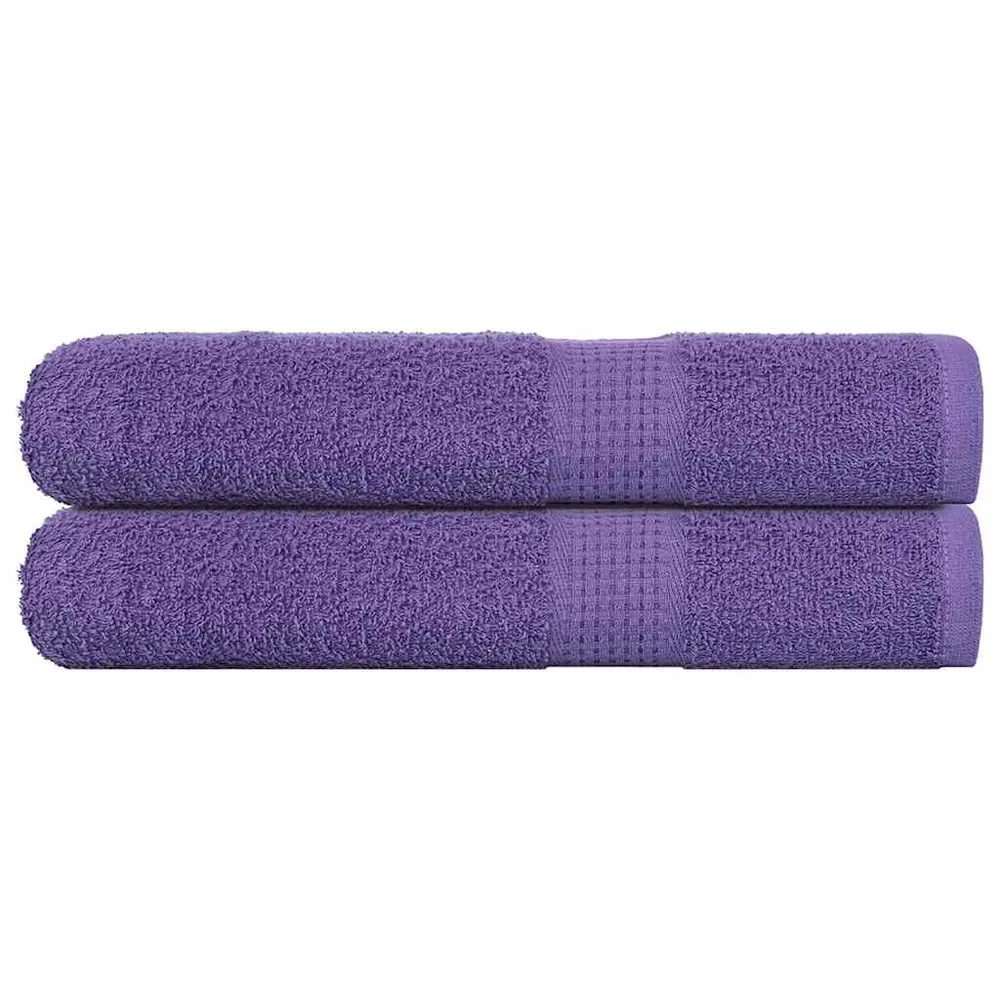 Prosoape pentru saună 2 buc Violet 360 g/m² 100% bumbac