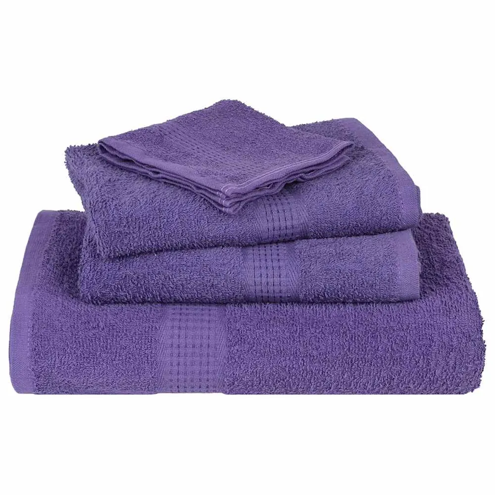 Prosoape pentru saună 2 buc Violet 360 g/m² 100% bumbac
