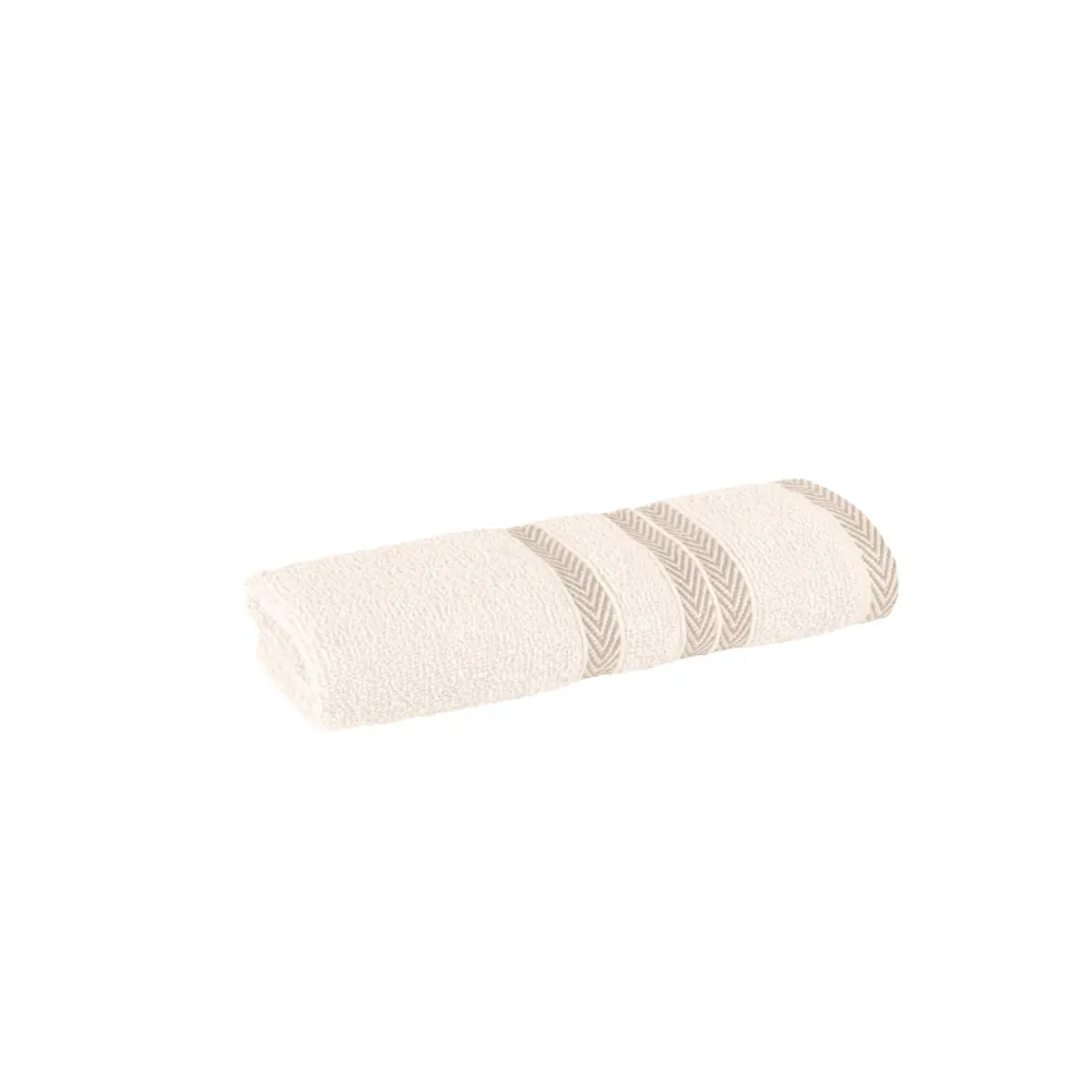 Prosop de baie CRYSTAL ECRU 30/50 cm bumbac 100%