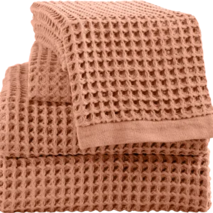Prosop de baie WAFFLE piersica 70/140 cm 100% bumbac