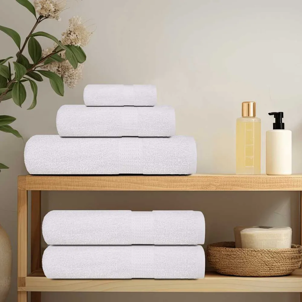Provee de spălat 4 buc Alb 15x21 cm 360 g/m² 100% bumbac