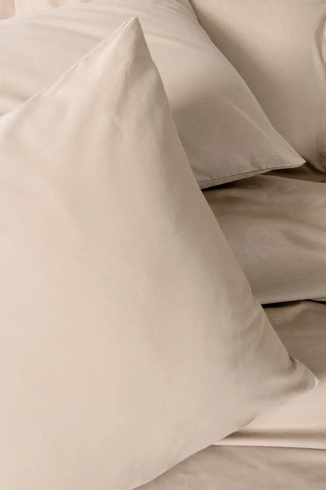Set Lenjerie pat double Cream, Ranforce, 200 X 220 CM