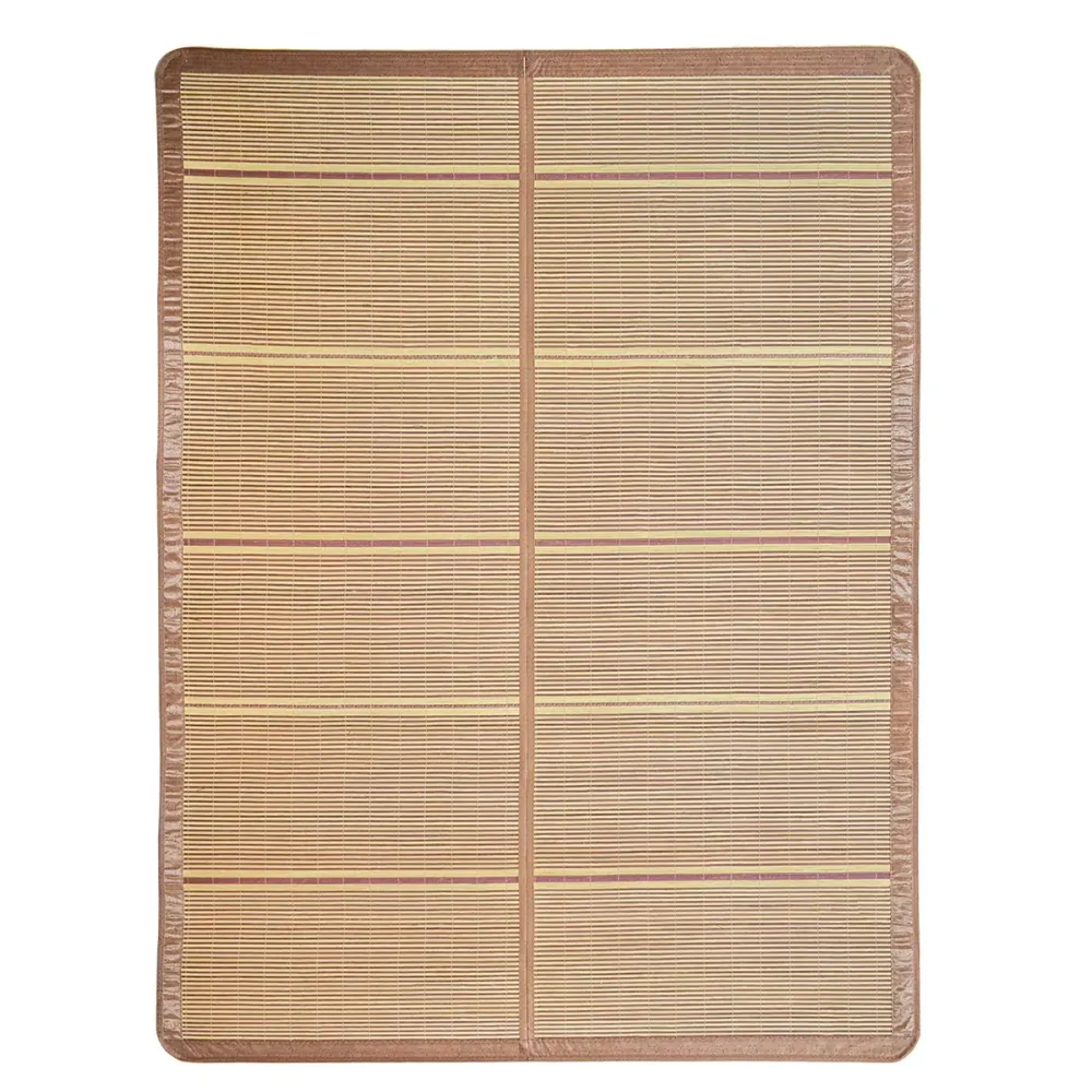 Topper saltea, din bambus, pliabil, Naimeed D4934, Maro