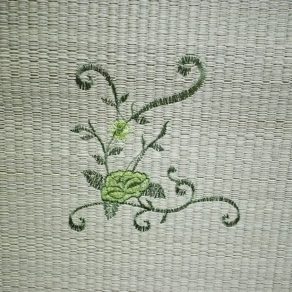 Topper saltea, din bambus, pliabil, Naimeed D4937, Verde