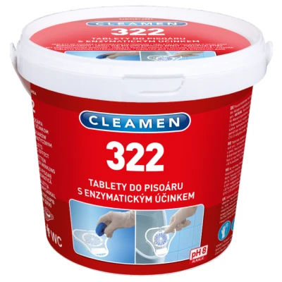 322 Tableta enzimatica cu sita pentru curatare pisoar,12 buc/cut
