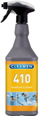 410 Dezincrustrant profesional cu pulverizator pentru baie 1L.