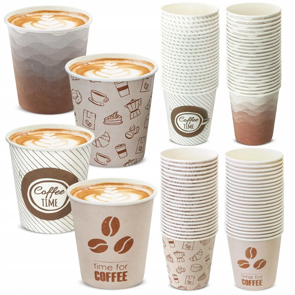 ABSTRACT set pahare de hârtie 250ml 100pcs.