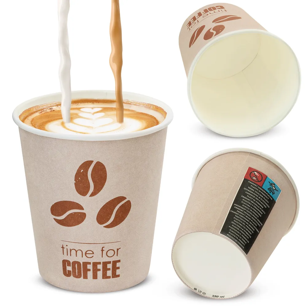 ABSTRACT set pahare de hârtie 250ml 100pcs.