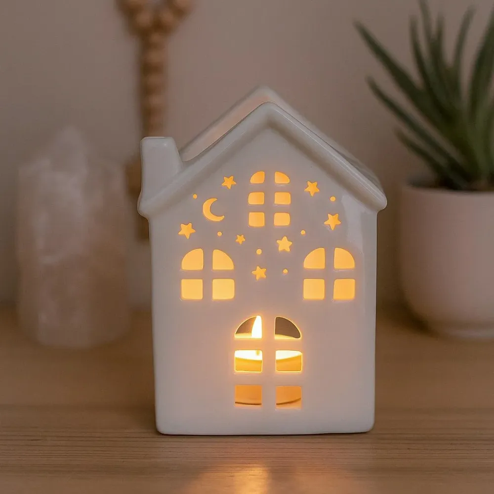 Arzător de ulei pentru lumânări tealight – Cadou de casă nouă