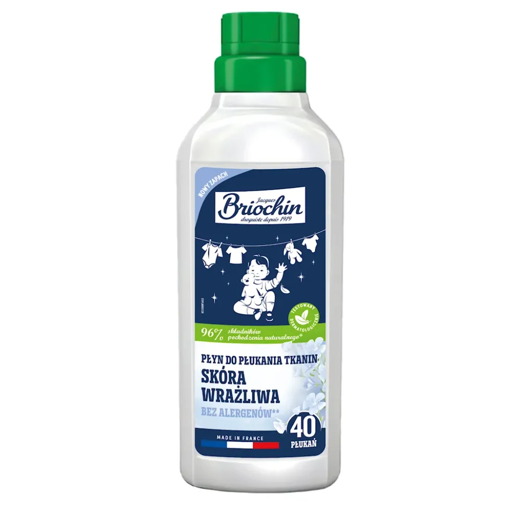 Balsam pentru rufe pentru pielea sensibilă 750 ml (40 de spălări) - BRIOCHIN