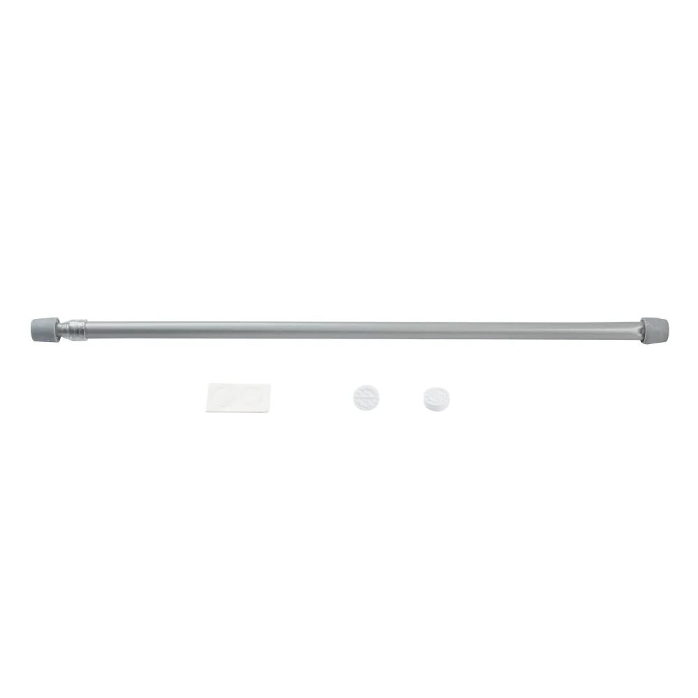 Bară perdeluță EASY crom mat, extensibilă 30-50 cm