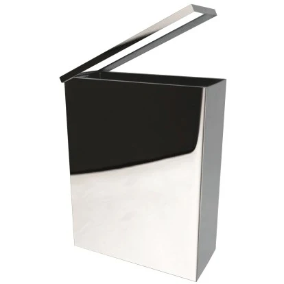 Bemeta Hotel Cos de gunoi dreptunghiular 25 litri, inox mat