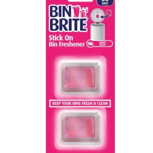 Bin Brite Stick-on Bin Refreshener – Odorizant autoadeziv pentru coșuri de gunoi, prospețime de lungă durată până la 30 de...