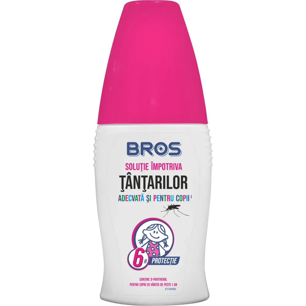 BROS - tantari si capuse lotiune (atomizor) pentru copii, 50 ml