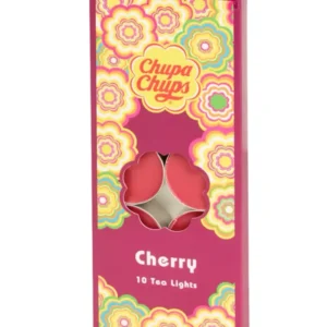 Candele de ceai Chupa Chups cu parfum 10 bucati - Cirese