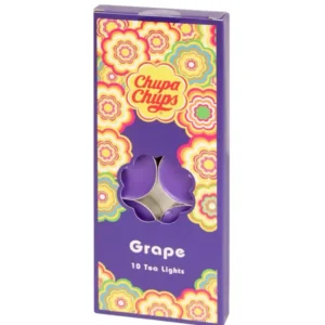 Candele de ceai Chupa Chups cu parfum 10 bucati - Struguri