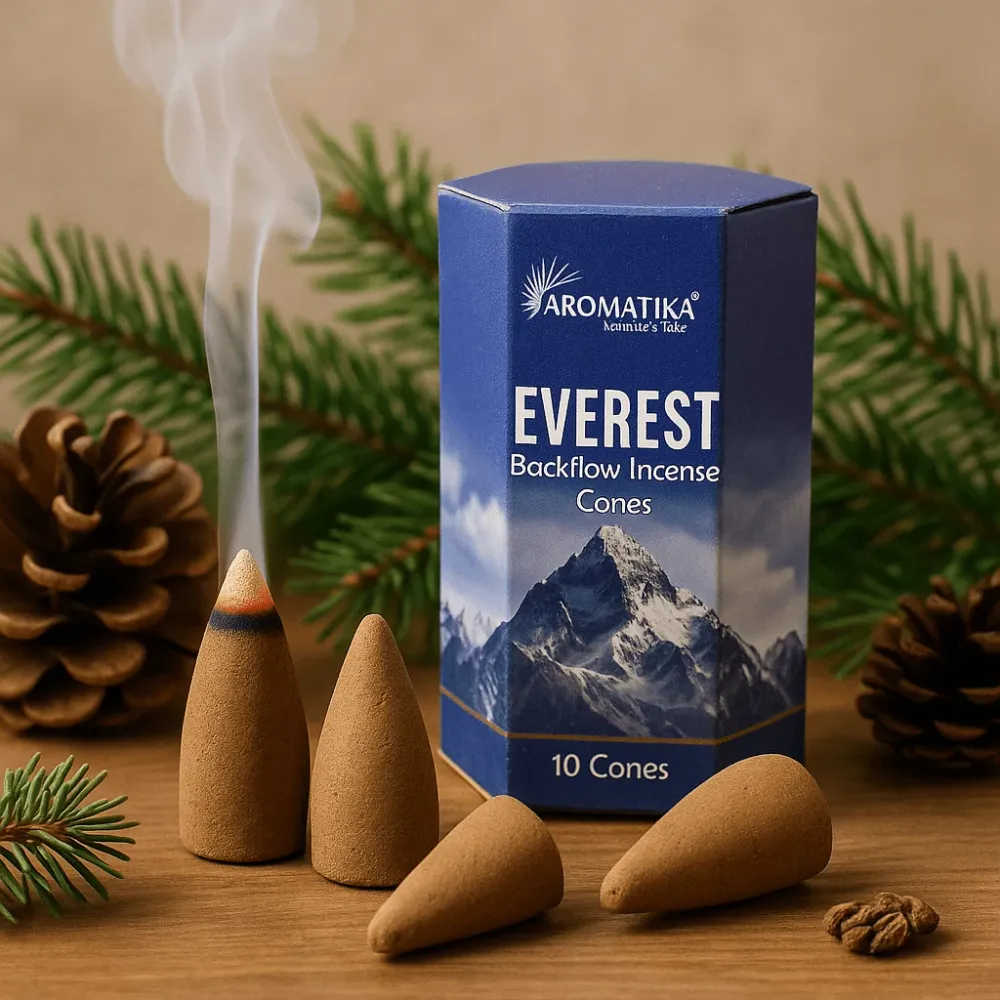 Conuri de tămâie cu flux invers Masala Everest 10 conuri Aromatika