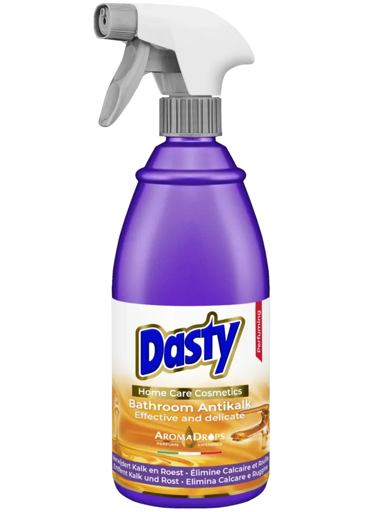 Dasty Spray pentru Îndepărtarea Calcarului – Îndepărtează Calcarul & Reziduurile de Săpun din Baie