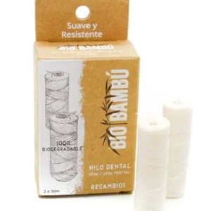 ță dentară din mătase pură biodegradabilă, rezervă, Zero-Waste - Bio Bambu