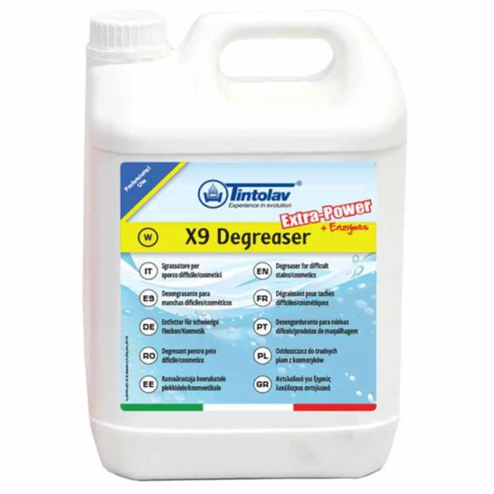 Detergent Profesional Degresant de Rufe X9 Degreaser 5 Litri