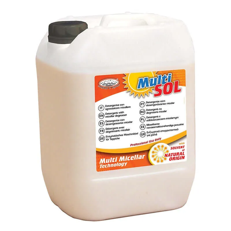 Detergent Profesional de Rufe Degresant Micelar MultiSol 10 Litri