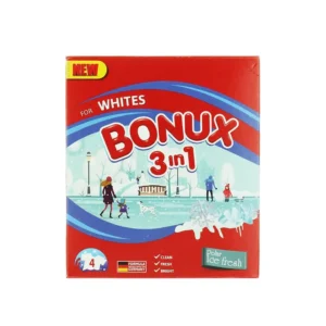 DETERGENT DE RUFE BONUX 3IN1 ICE FRESH PUDRA AUTOMAT 400G