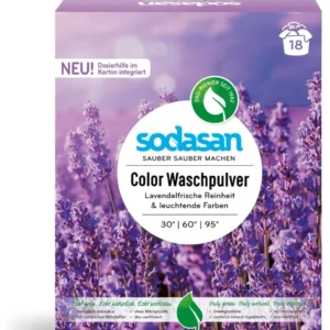 Detergent de rufe, culoare universală lavandă BIO 5 kg SODASAN