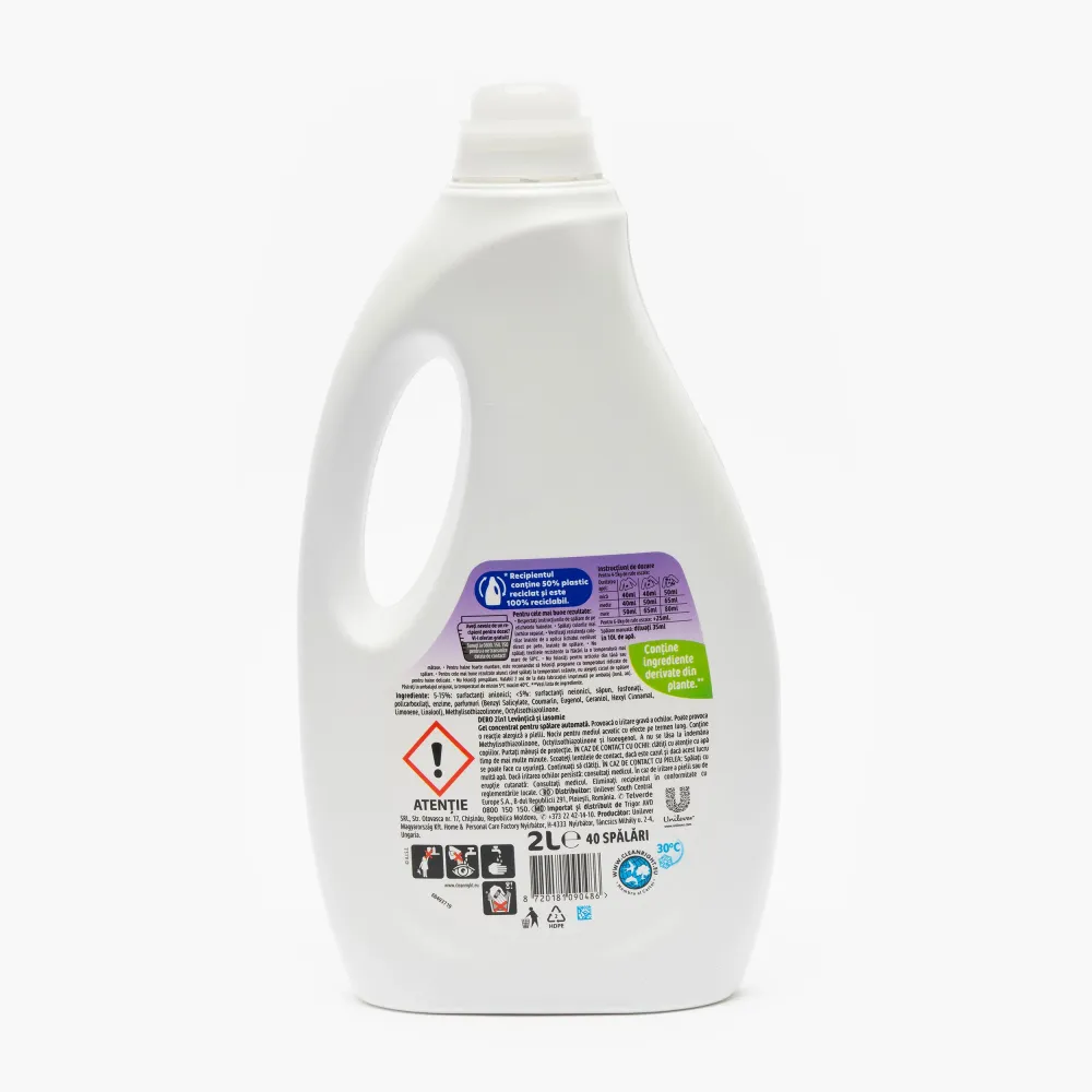 DETERGENT DE RUFE DERO LEVANTICA 2IN1 GEL 2L