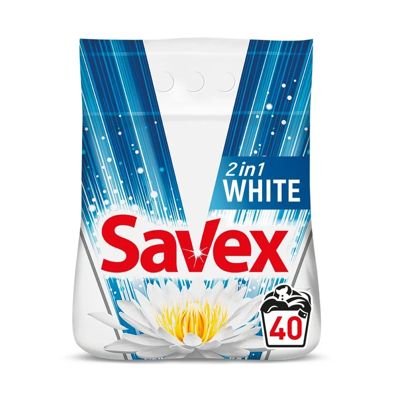 DETERGENT SAVEX 2 1 WHITE 4KG