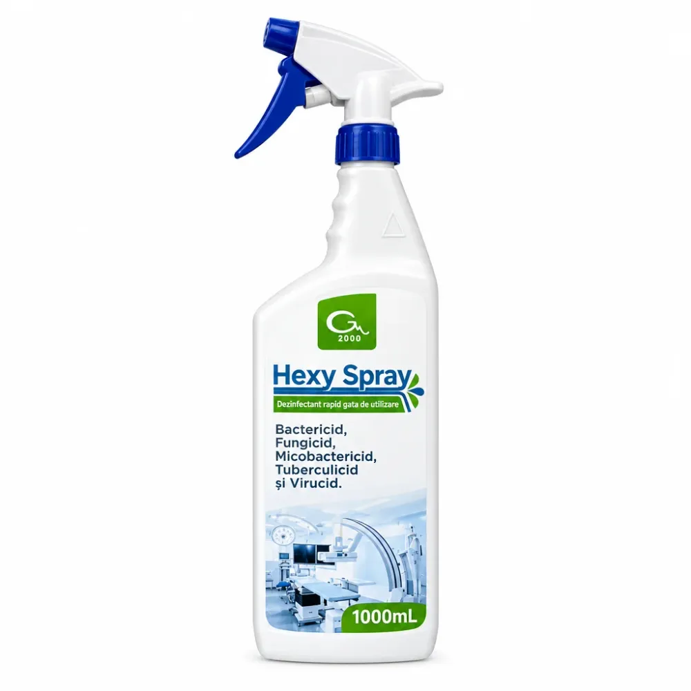 Dezinfectant rapid suprafete HEXY spray, 1L