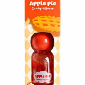 Difuzor Parfum Apple Pie Candy 50ml – Difuzor cu Parfum Dulce de Plăcintă cu Mere – Difuzor Aromă pentru Cameră, Dormitor...