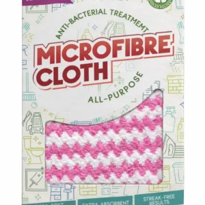 Șervețel Roz din Microfibră 32x32 cm Antibacterian – Șervețel Universal de Curățare – Perfect pentru Pink Stuff, Curățare...