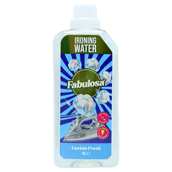 Fabulosa Apă de Călcat Cotton Fresh 1 L – Apă Premium de Călcat cu Miros Proaspăt de Bumbac