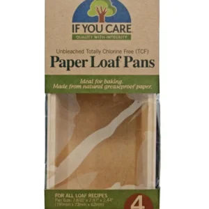 Forme de copt pentru chec, din hartie nealbita, fara clor, 4 buc., If You Care