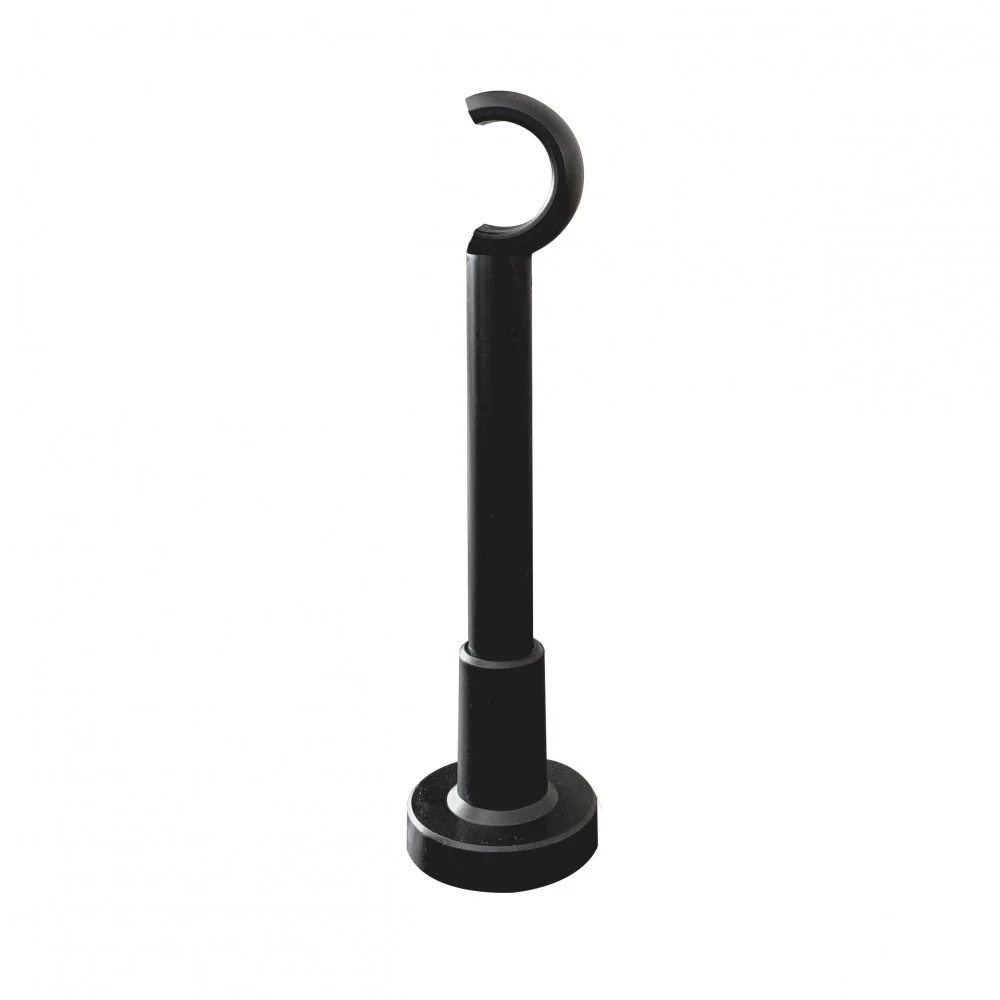 Galerie metal Kappe, nuanta negru, 160 cm - KIT COMPLET