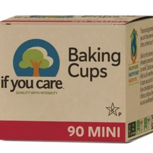 Hartie de copt briose nealbita, fara clor, compostabila, 90 buc., MINI, If You Care