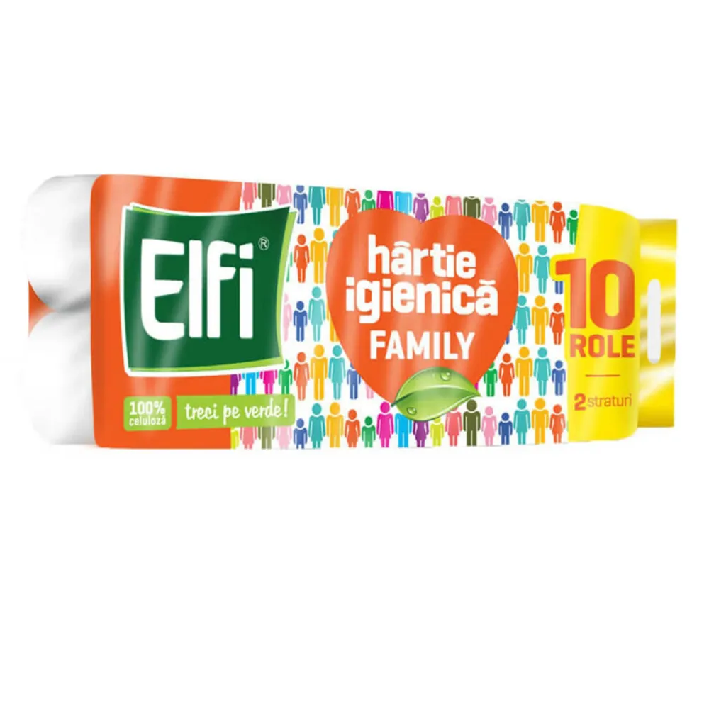 HARTIE IGIENICA ELFI 10 ROLE 2 STRATURI
