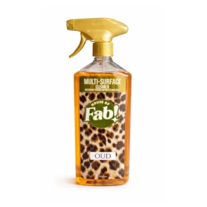 House Fab Detergent Multi-Suprafețe Oud 750ml – Spray de Curățare de Lux cu Miros Intens pentru Bucătărie, Baie & Interior