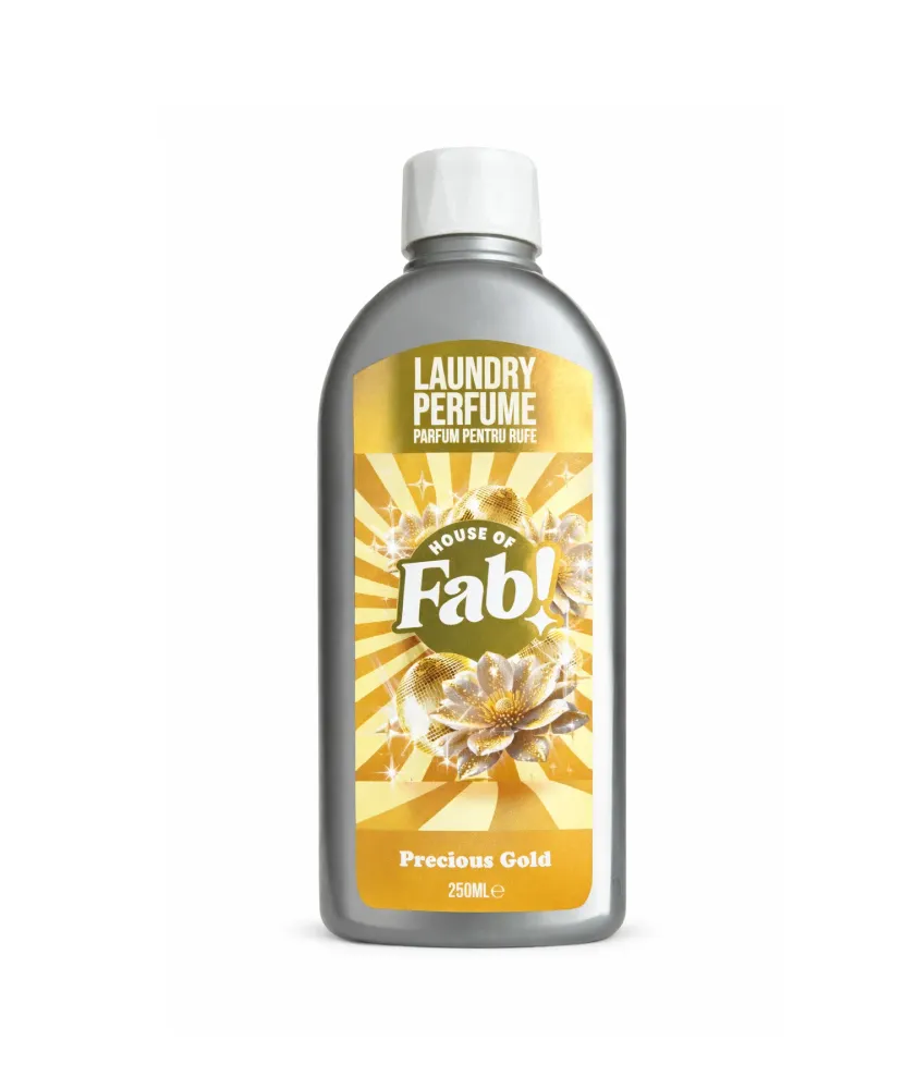 House Fabulosa Parfum de Rufe Precious Gold – Parfum pentru Rufe | Preferat pe Social Media